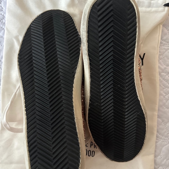 NEW NEVER WORN Golden goose midstar gold sparkle - Picture 3 of 5